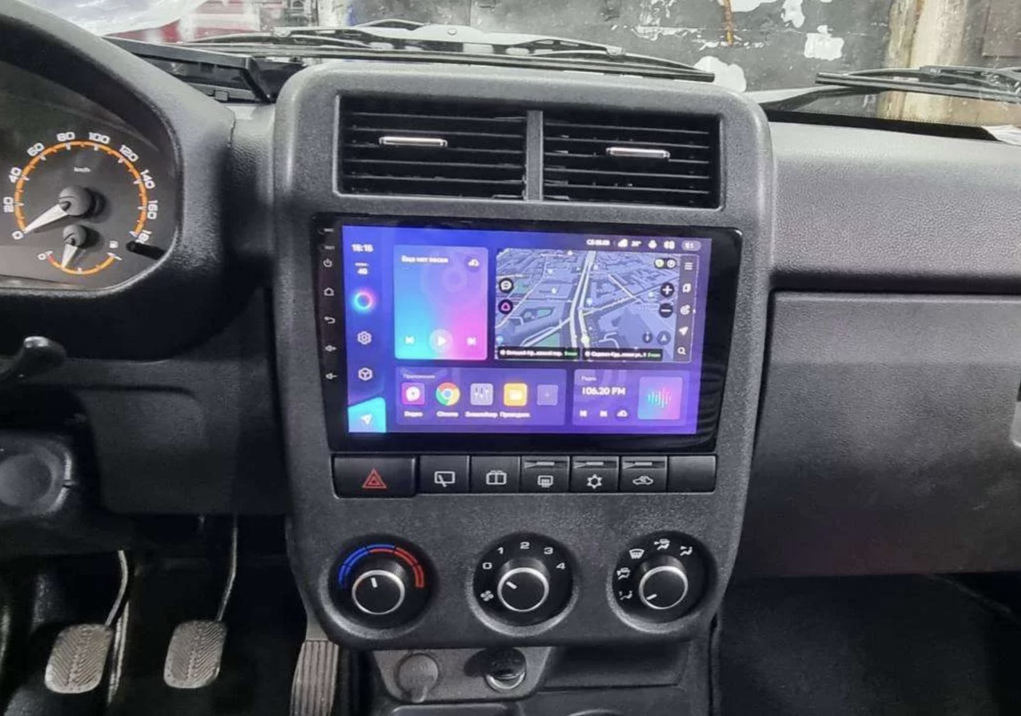 TS105, память 8/128гб для LADA NIVA 4X4 ЛАДА НИВА (2019 2020 2021 2022 2023 2024 2025), Android магнитола