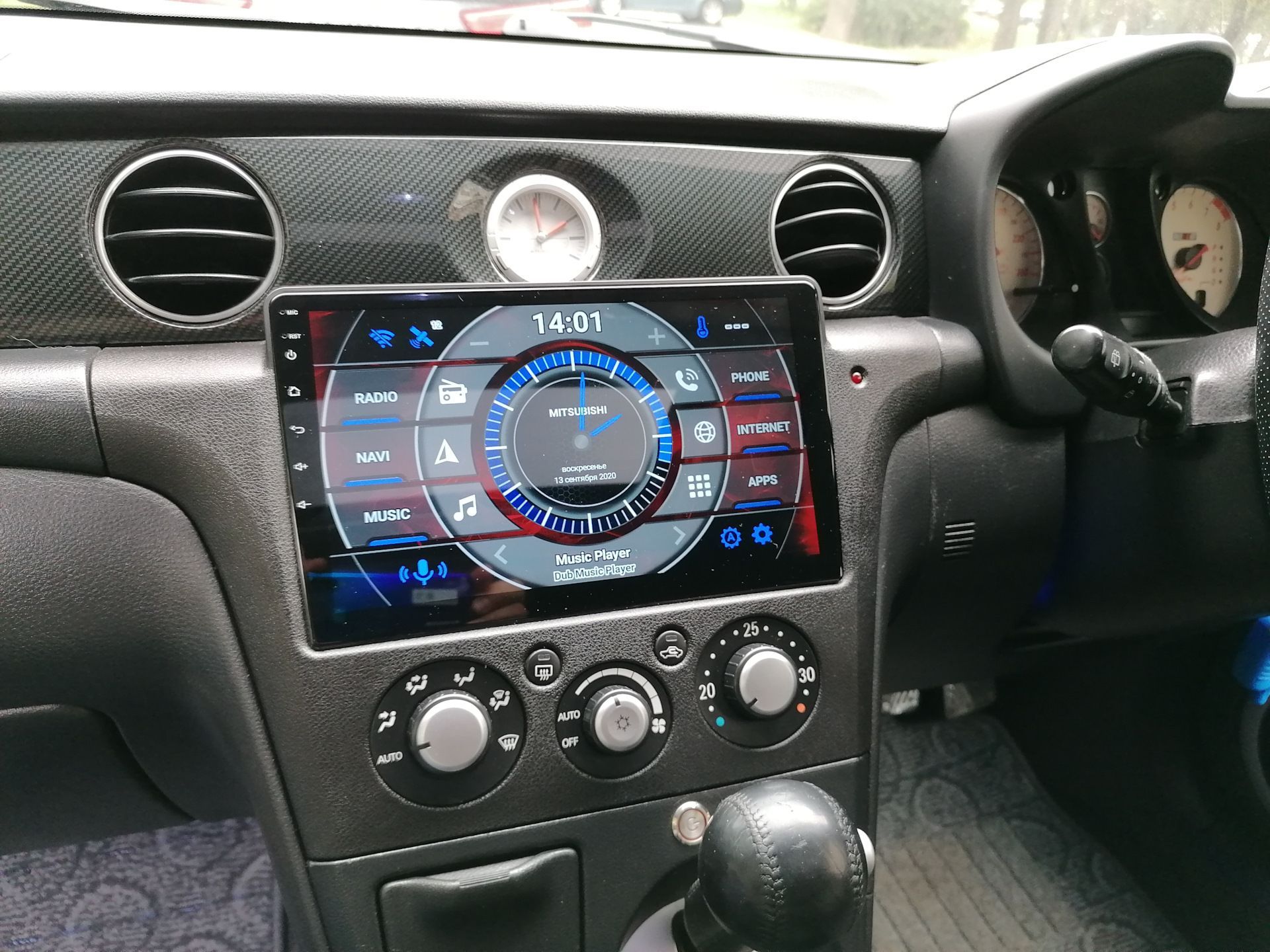 TS105 8 ядер, 4гб+64гб для MITSUBISHI AIRTREK (2001-2009) Правый руль, Android магнитола