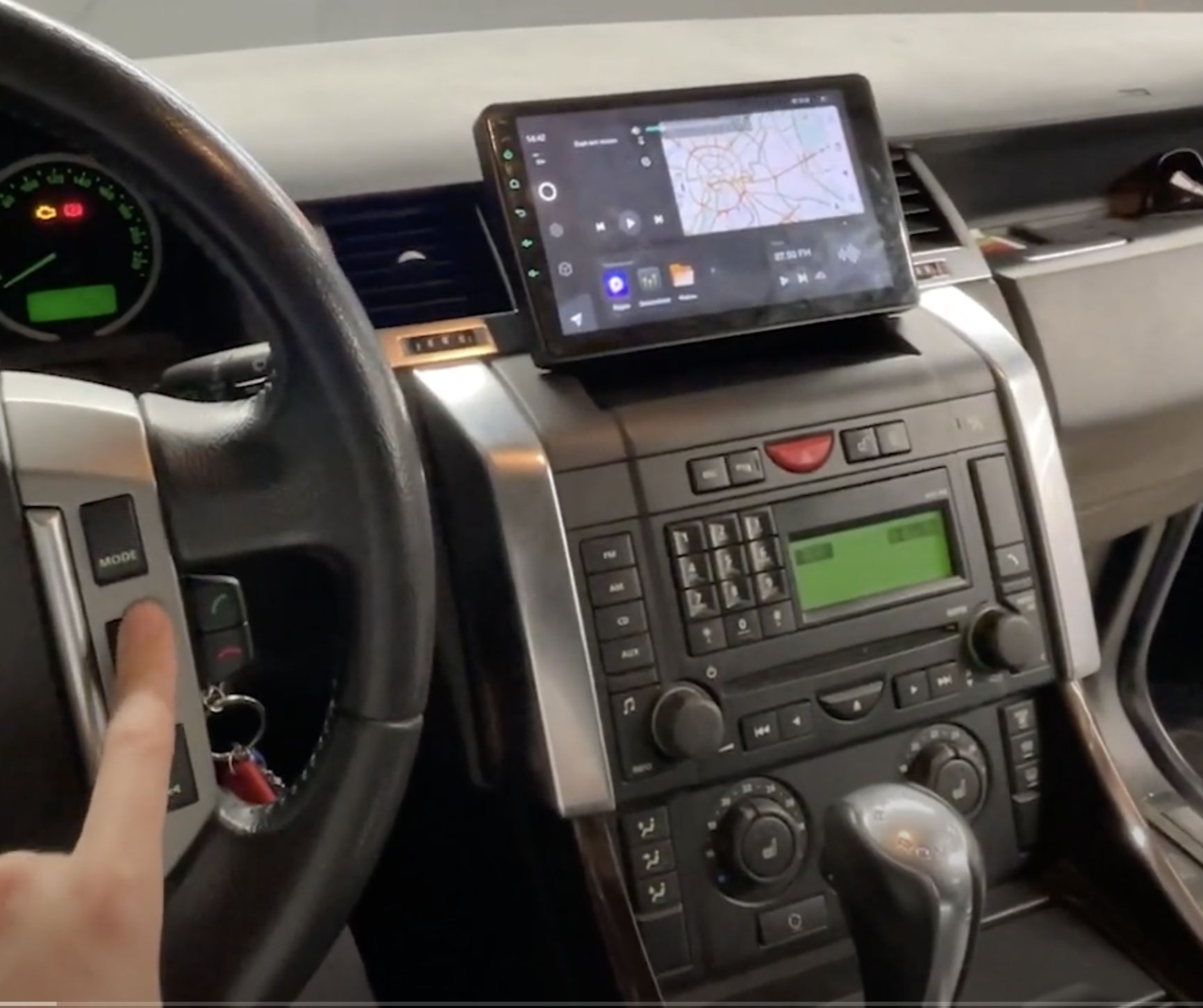 TS105 8 ядер, 4гб+64гб для LAND ROVER SPORT (2005-2009), Android магнитола