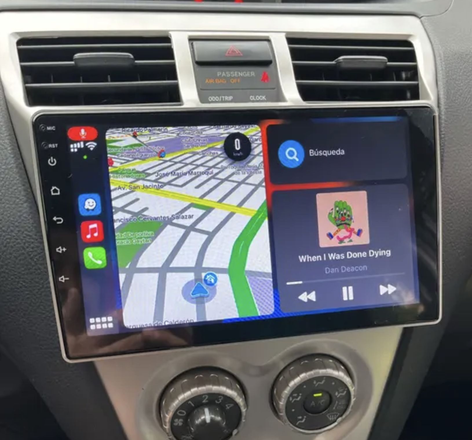 8 ядер TS105, память 8/128гб для TOYOTA YARIS VITZ PLATZ - (2005-2011), Android магнитола, рамка серая