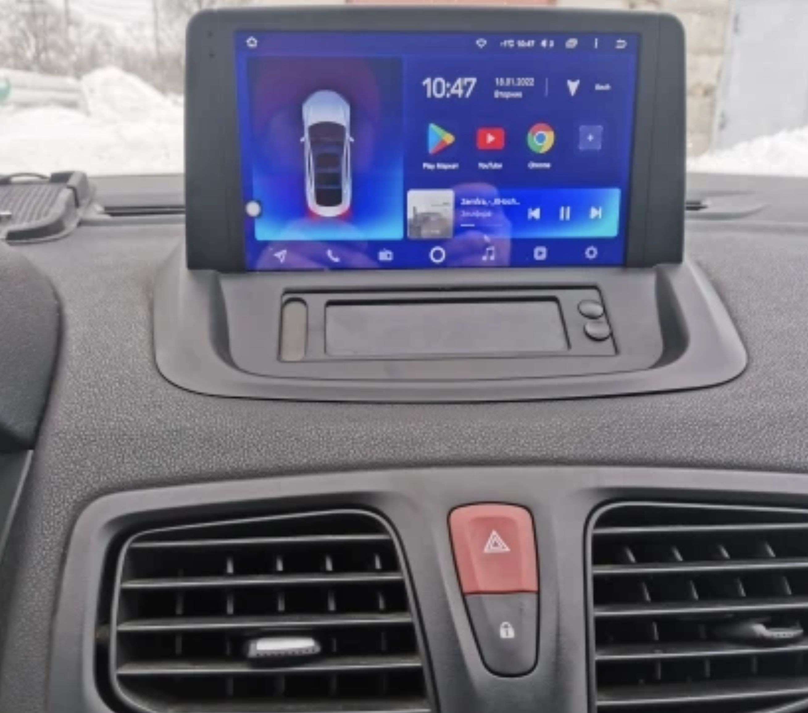 TS105 8 ядер, 4гб+64гб для RENAULT FLUENCE (2009-2017), Android магнитола